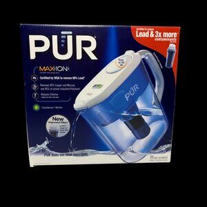 NIB PUR 11-Cup Ultimate Water Filtration Pitcher Maxion Filter Technology